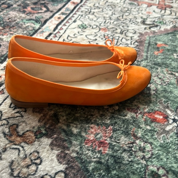 Repetto Shoes - REPETTO Orange Ballerina flats